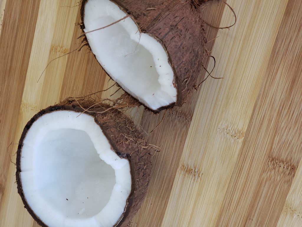 Cracked Open Coconut